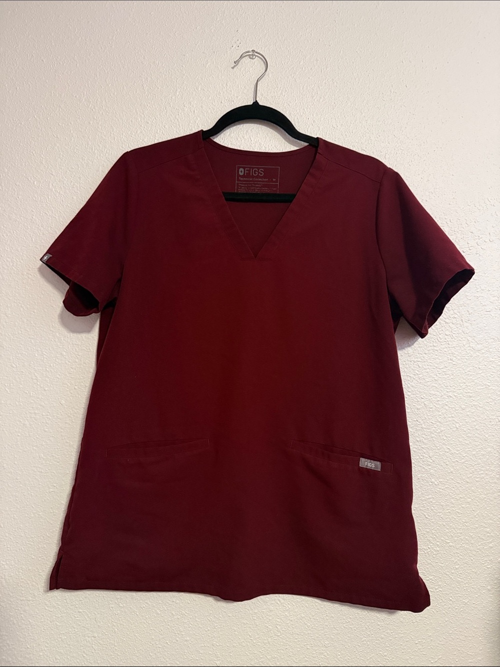 Figs Women Maroon Set